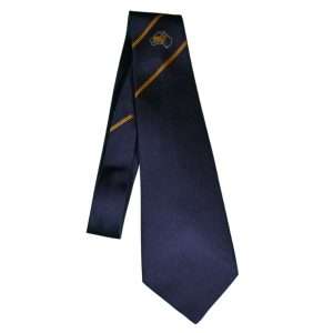 Plain Tie With Centred Logo