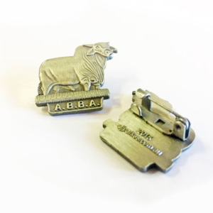 Pewter Bull Badge