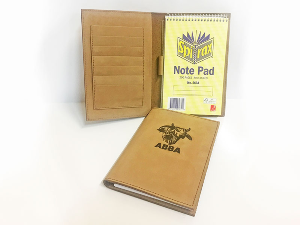 Leather notebook- a5