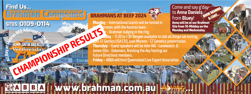 Beef 2024 Stud Cattle Championship Results